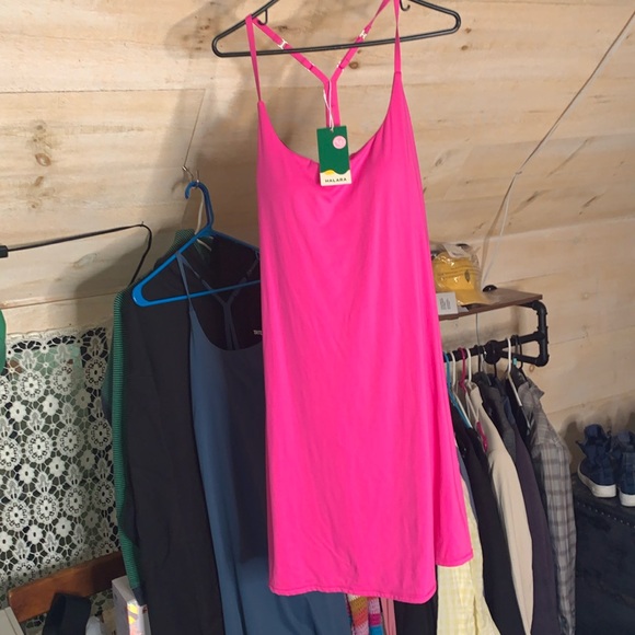 NWT- Halara- XL- Hot Pink 🎾 Mini-Dress W/ 2 pockets included on Shorts. - Picture 3 of 14